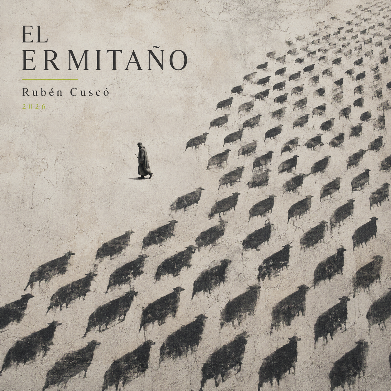 Portada de El Ermitaño, próximo álbum de Rubén Cuscó